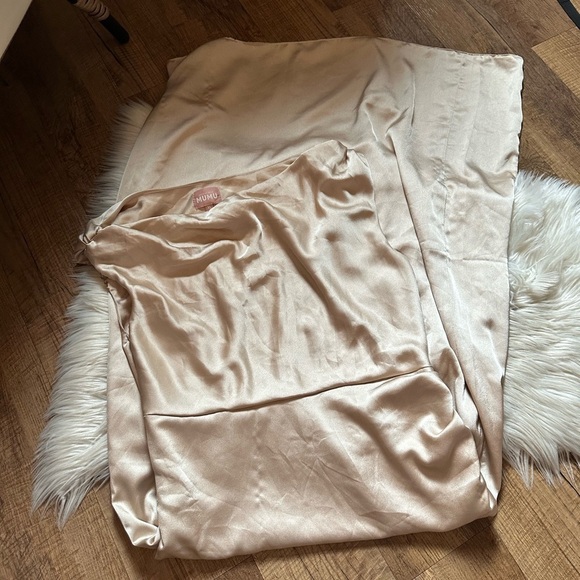 SHOW ME YOUR MUMU Jodie Maxi Dress In Champagne Luxe Satin - Picture 9 of 13